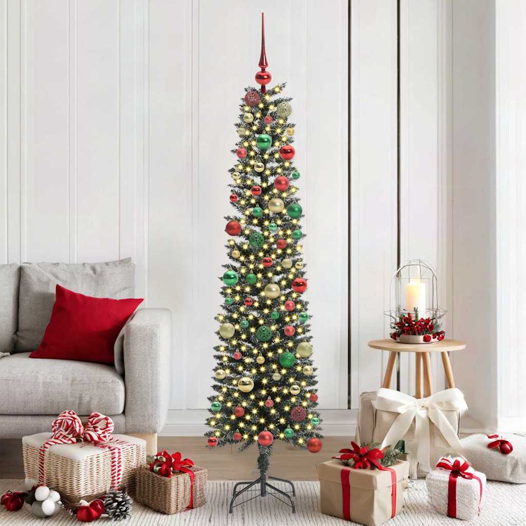 Artificial Christmas Tree with Stand Green 50.5 x 50.5 x 180 cm