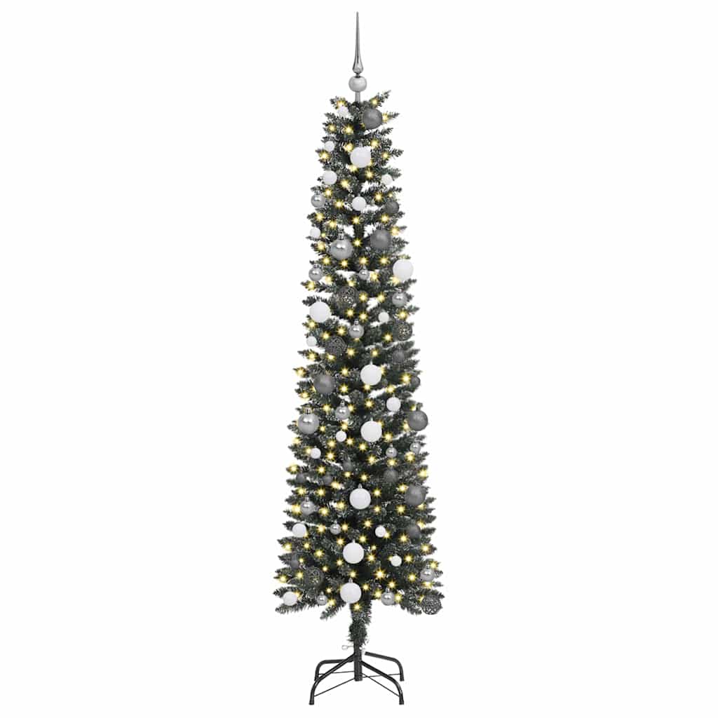 Artificial Christmas Tree with 300 LEDs Green 58 x 58 x 210 cm