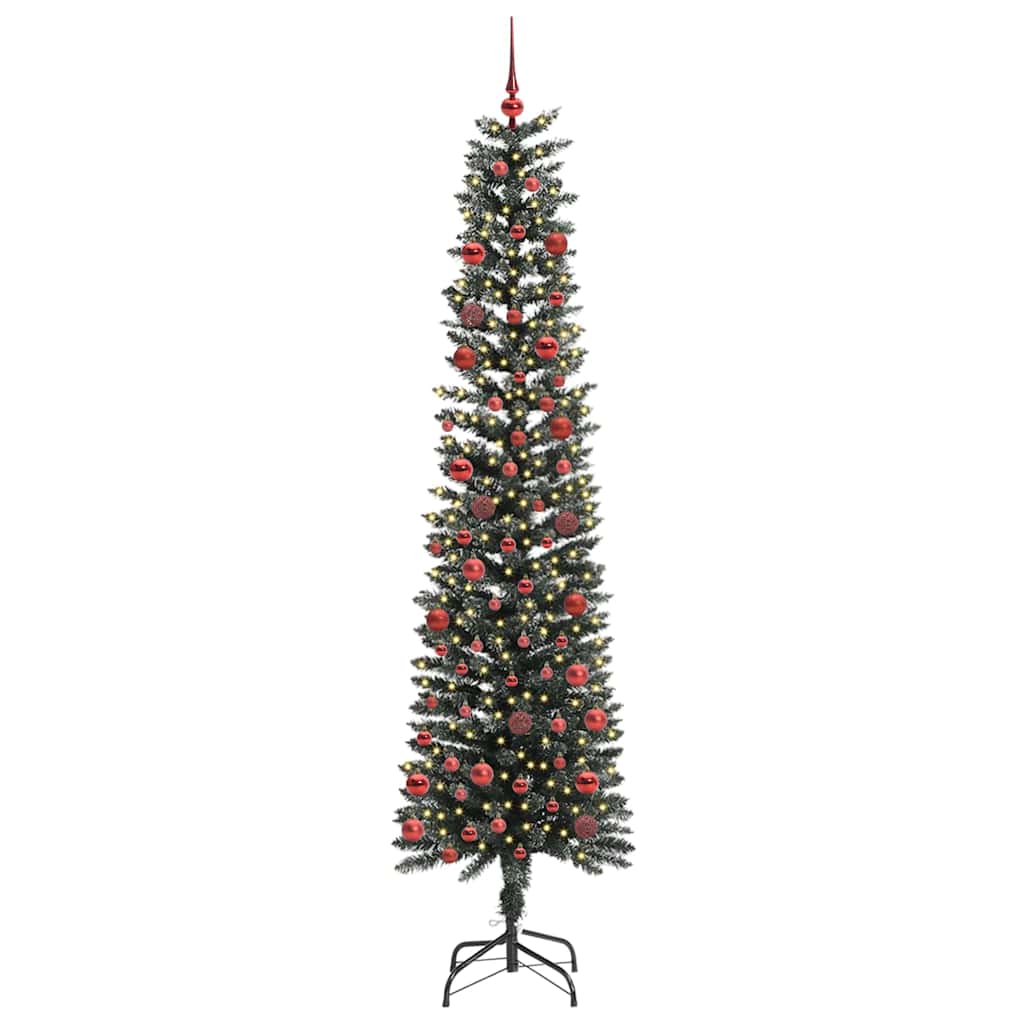 Artificial Christmas Tree with 300 LEDs Green 58 x 58 x 210 cm