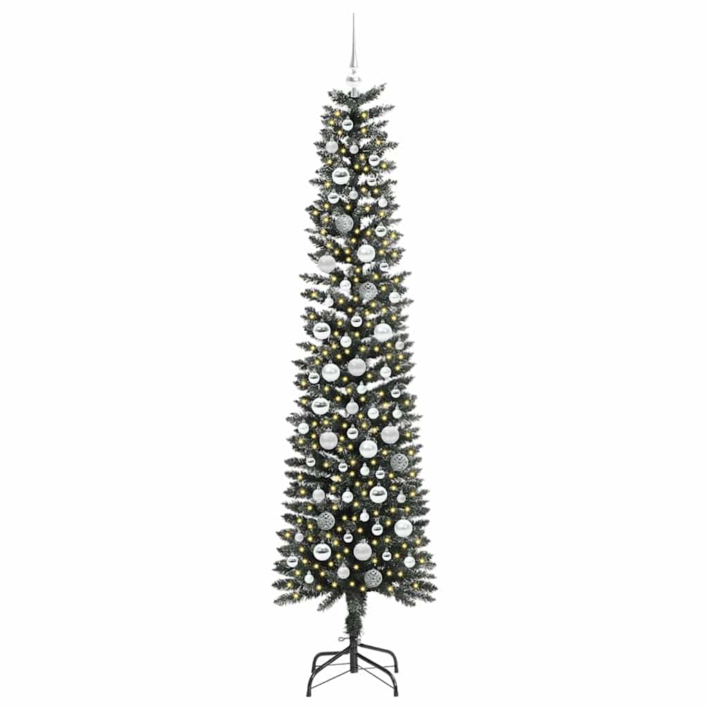 Artificial Christmas Tree with 300 LEDs Green 58 x 58 x 210 cm