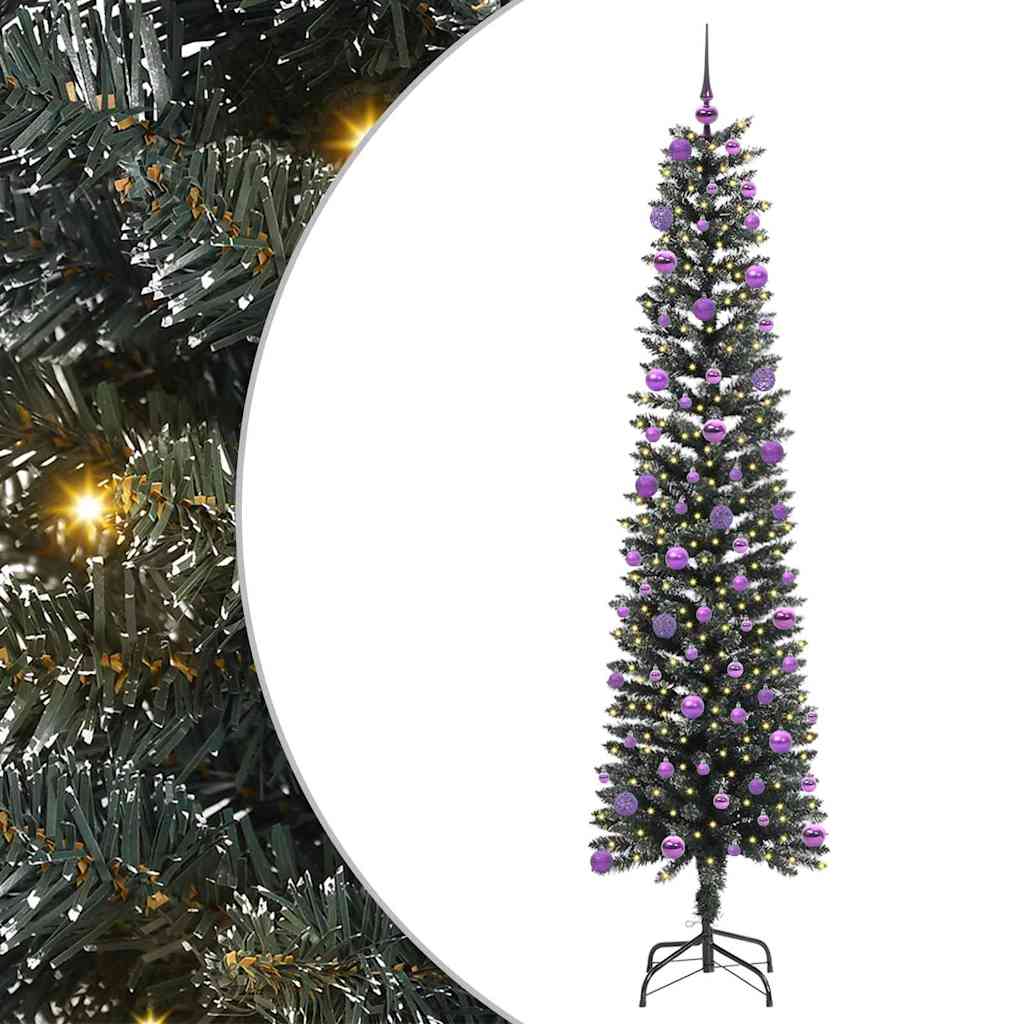 Artificial Christmas Tree with 300 LEDs Green 58 x 58 x 210 cm