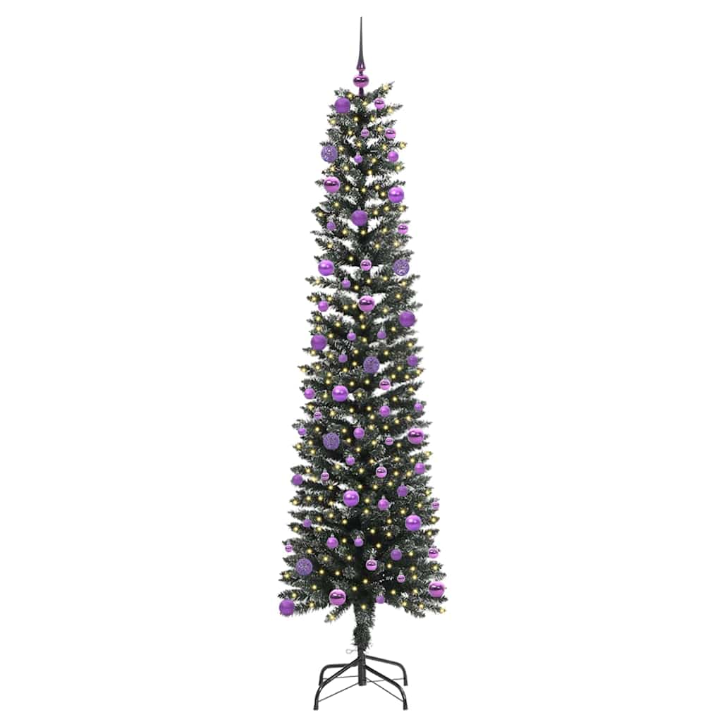 Artificial Christmas Tree with 300 LEDs Green 58 x 58 x 210 cm