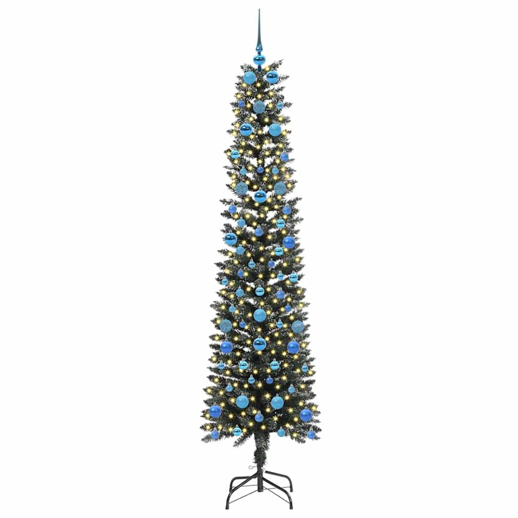 Artificial Christmas Tree with 300 LEDs Green 58 x 58 x 210 cm