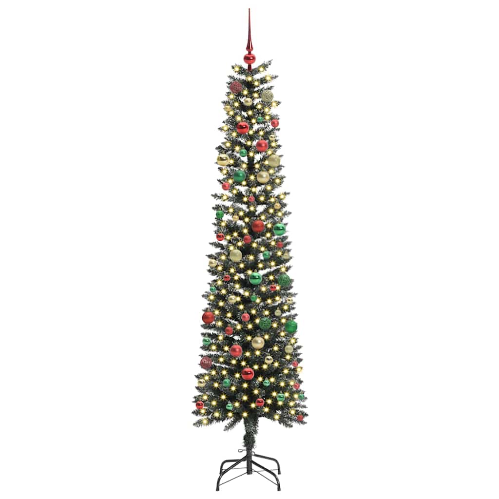 Artificial Christmas Tree with 300 LEDs Green 58 x 58 x 210 cm