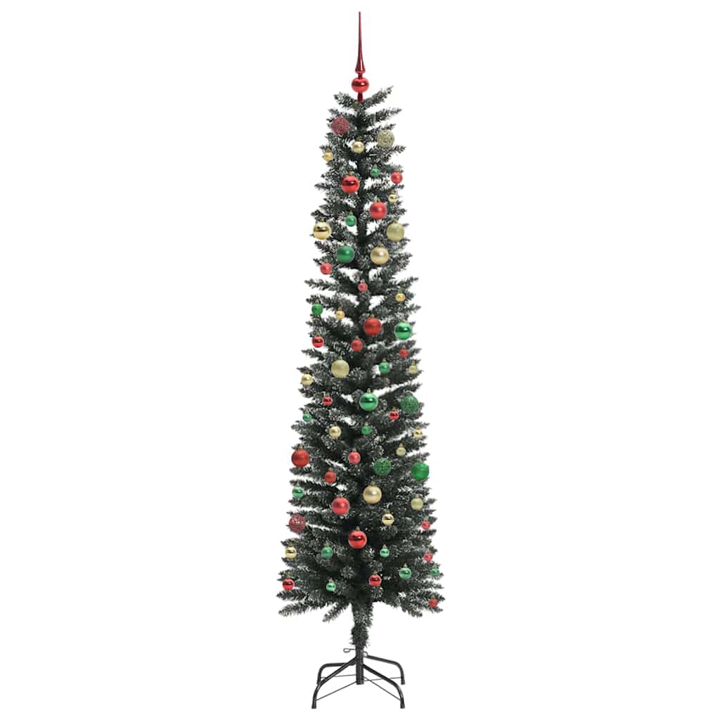 Artificial Christmas Tree with 300 LEDs Green 58 x 58 x 210 cm