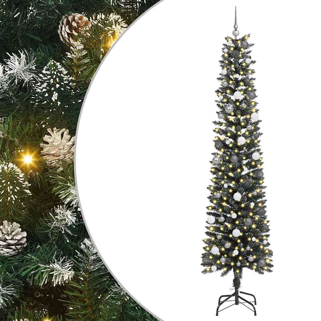 Artificial Christmas Tree with 300 LEDs Green 58 x 58 x 240 cm