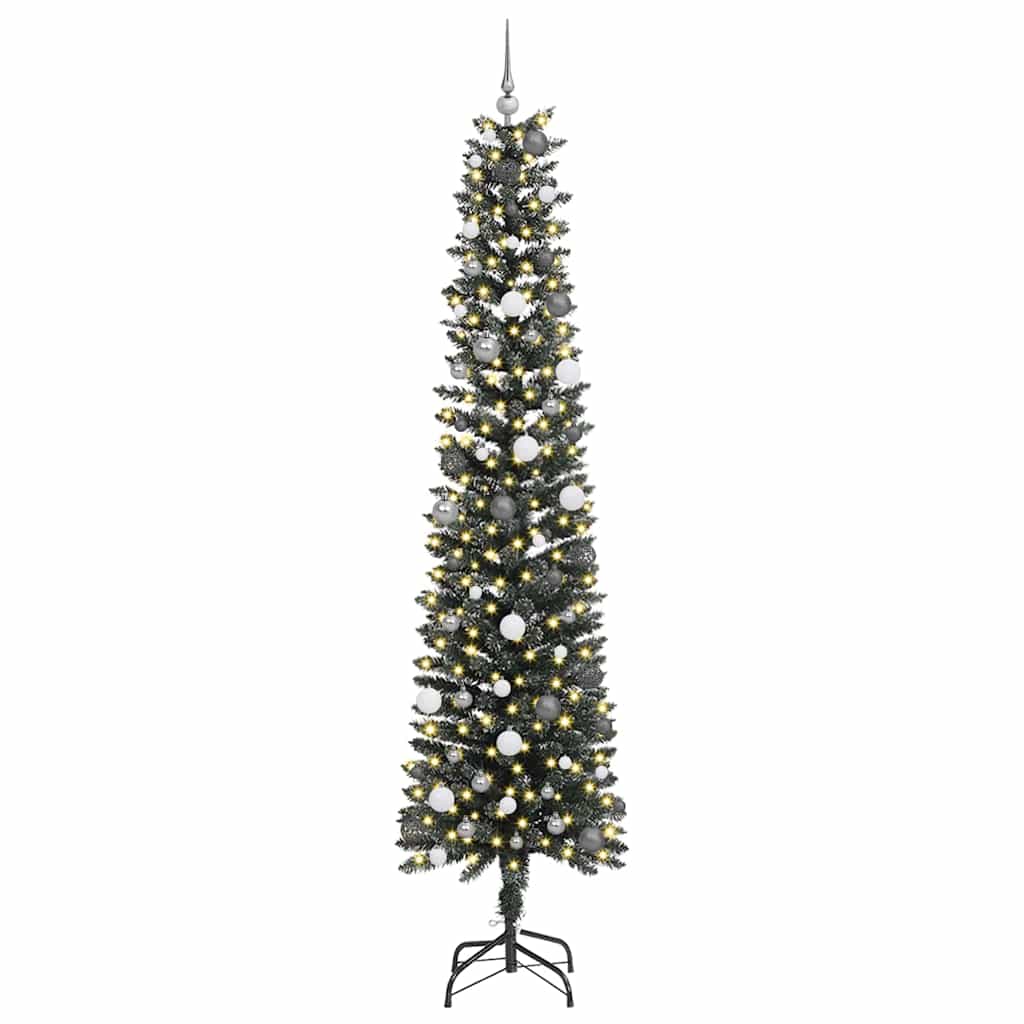 Artificial Christmas Tree with 300 LEDs Green 58 x 58 x 240 cm