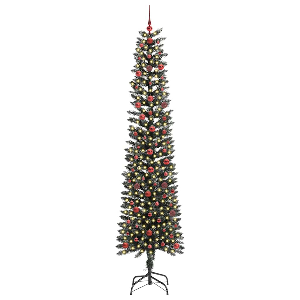 Artificial Christmas Tree with 300 LEDs Green 58 x 58 x 240 cm