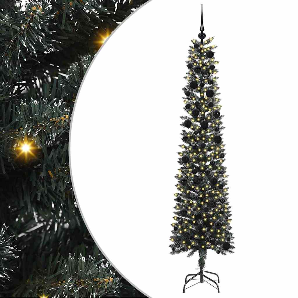 Artificial Christmas Tree with 300 LEDs Green 58 x 58 x 240 cm