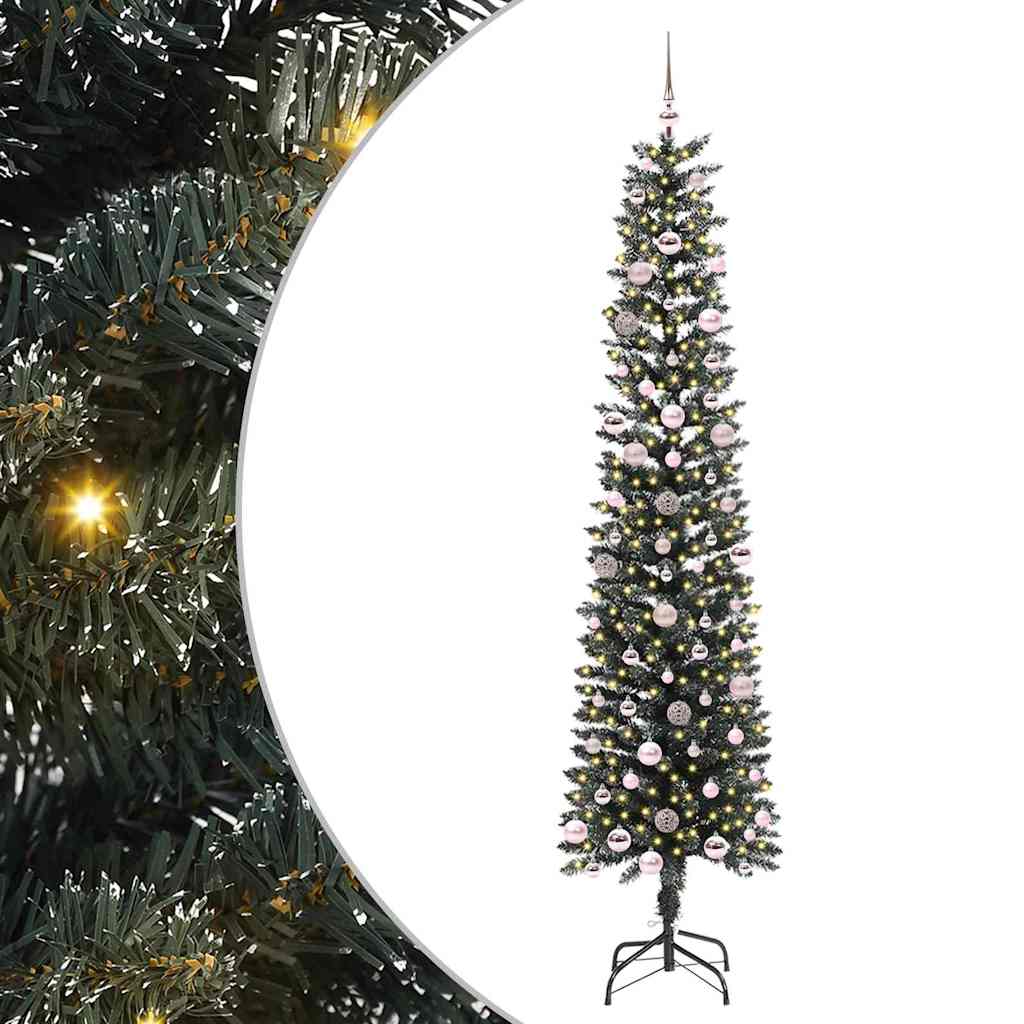 Artificial Christmas Tree with 300 LEDs Green 58 x 58 x 240 cm