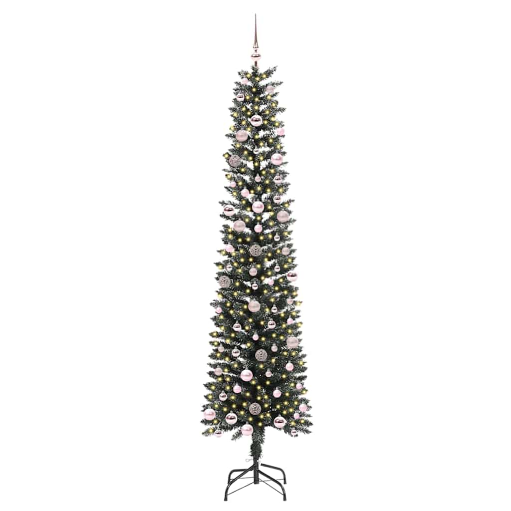 Artificial Christmas Tree with 300 LEDs Green 58 x 58 x 240 cm