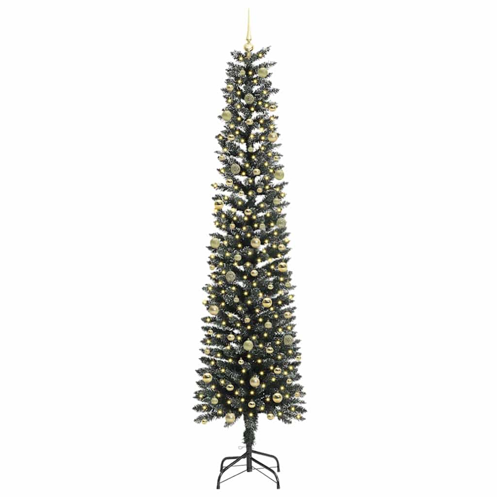 Artificial Christmas Tree with 300 LEDs Green 58 x 58 x 240 cm