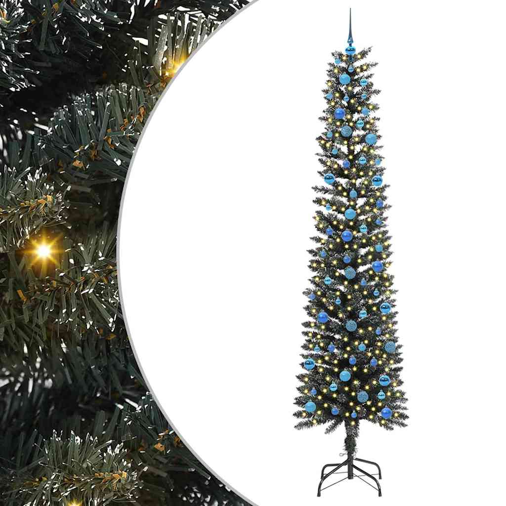 Artificial Christmas Tree with 300 LEDs Green 58 x 58 x 240 cm