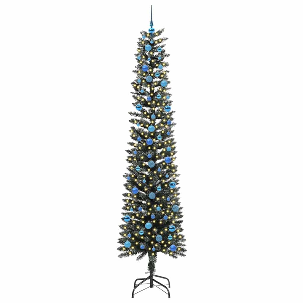 Artificial Christmas Tree with 300 LEDs Green 58 x 58 x 240 cm