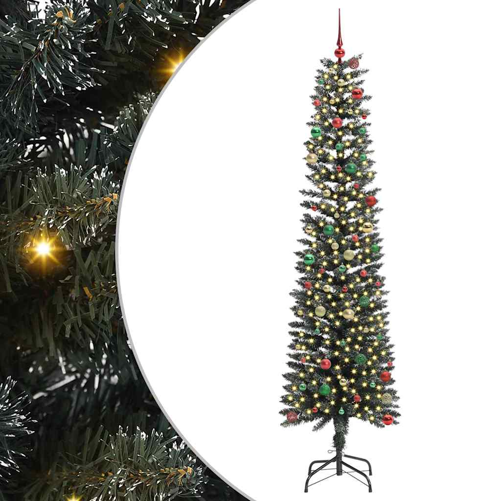 Artificial Christmas Tree with 300 LEDs Green 58 x 58 x 240 cm
