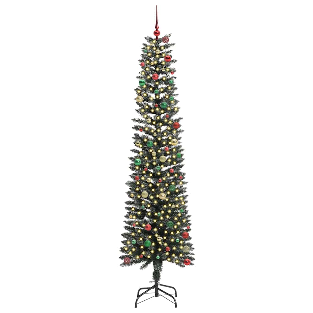 Artificial Christmas Tree with 300 LEDs Green 58 x 58 x 240 cm