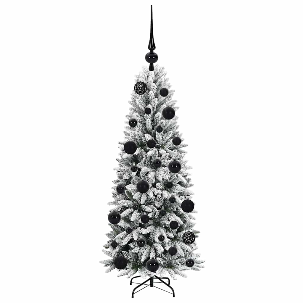 Artificial Christmas Tree with 150 LEDs White 53 x 53 x 120 cm