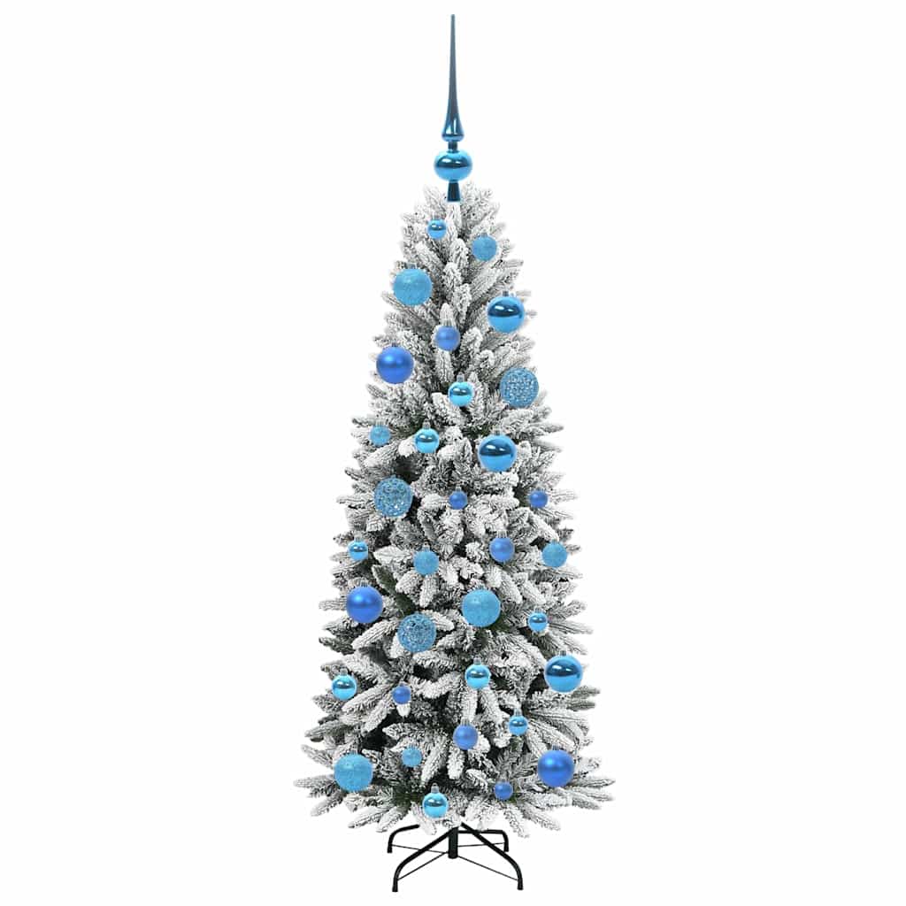 Artificial Christmas Tree with 150 LEDs White 53 x 53 x 120 cm