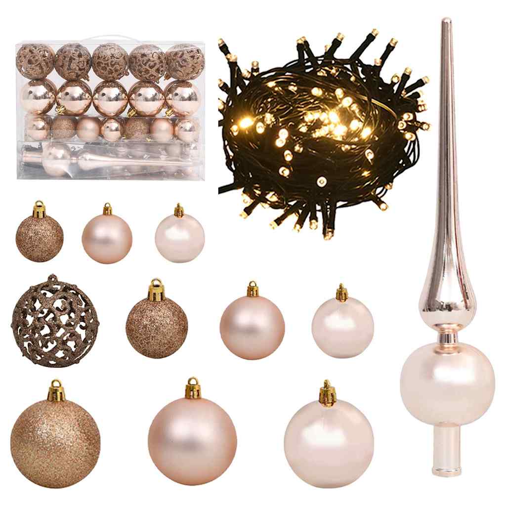 Artificial Christmas Tree with 150 LEDs White 63 x 63 x 150 cm