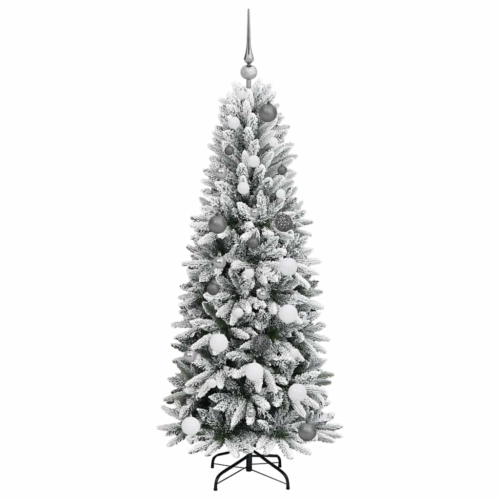 Artificial Christmas Tree with 150 LEDs White 63 x 63 x 150 cm