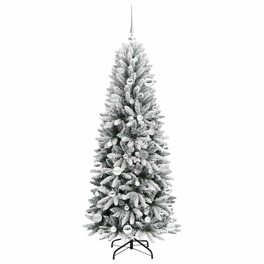 Artificial Christmas Tree with 150 LEDs White 63 x 63 x 150 cm