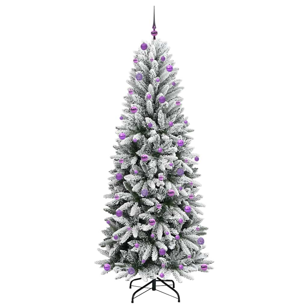 Artificial Christmas Tree with 300 LEDs White 93 x 93 x 240 cm