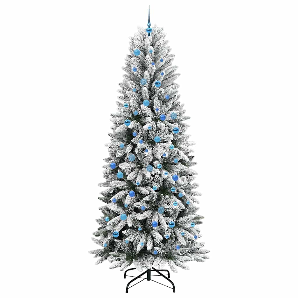Artificial Christmas Tree with 300 LEDs White 93 x 93 x 240 cm