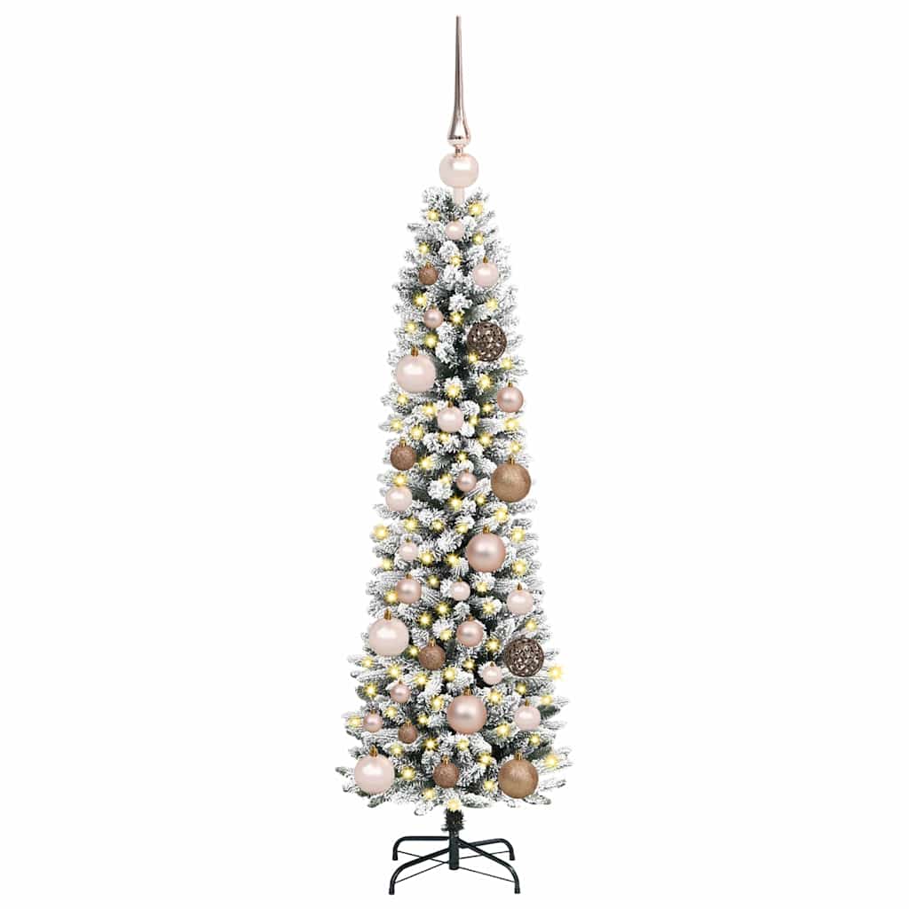 Artificial Christmas Tree with 150 LEDs with Stand White 120 cm