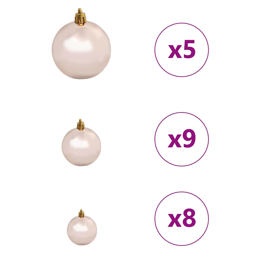 Artificial Christmas Tree with 150 LEDs with Stand White 120 cm