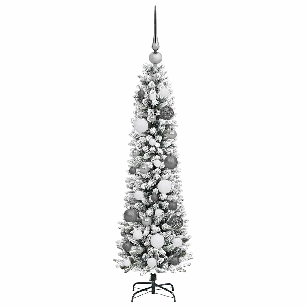 Artificial Christmas Tree with 150 LEDs with Stand White 120 cm