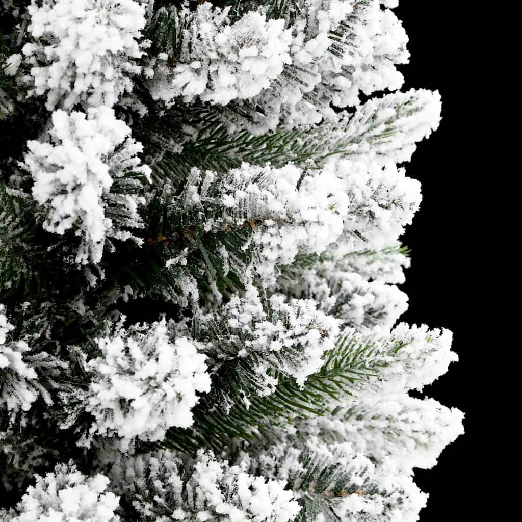 Artificial Christmas Tree with 300 LEDs Green and white 210 cm