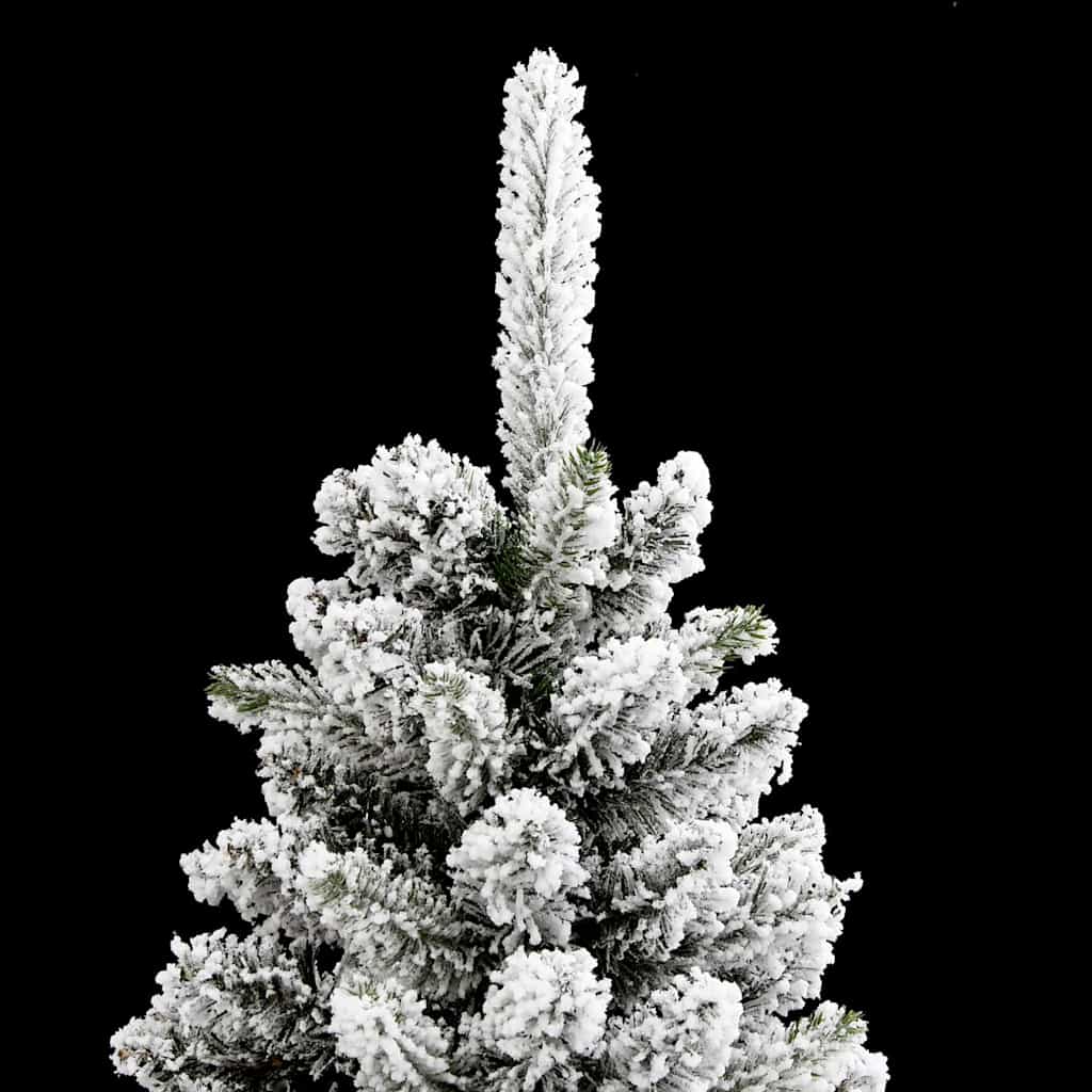Artificial Christmas Tree with 300 LEDs Green and white 240 cm