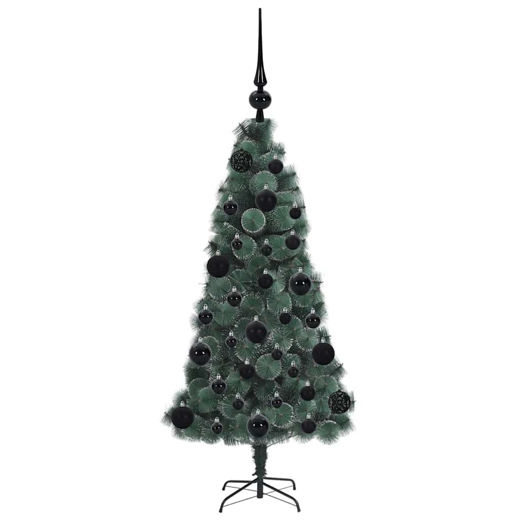 Artificial Pre-lit Christmas Tree with Ball Set Green 120 cm