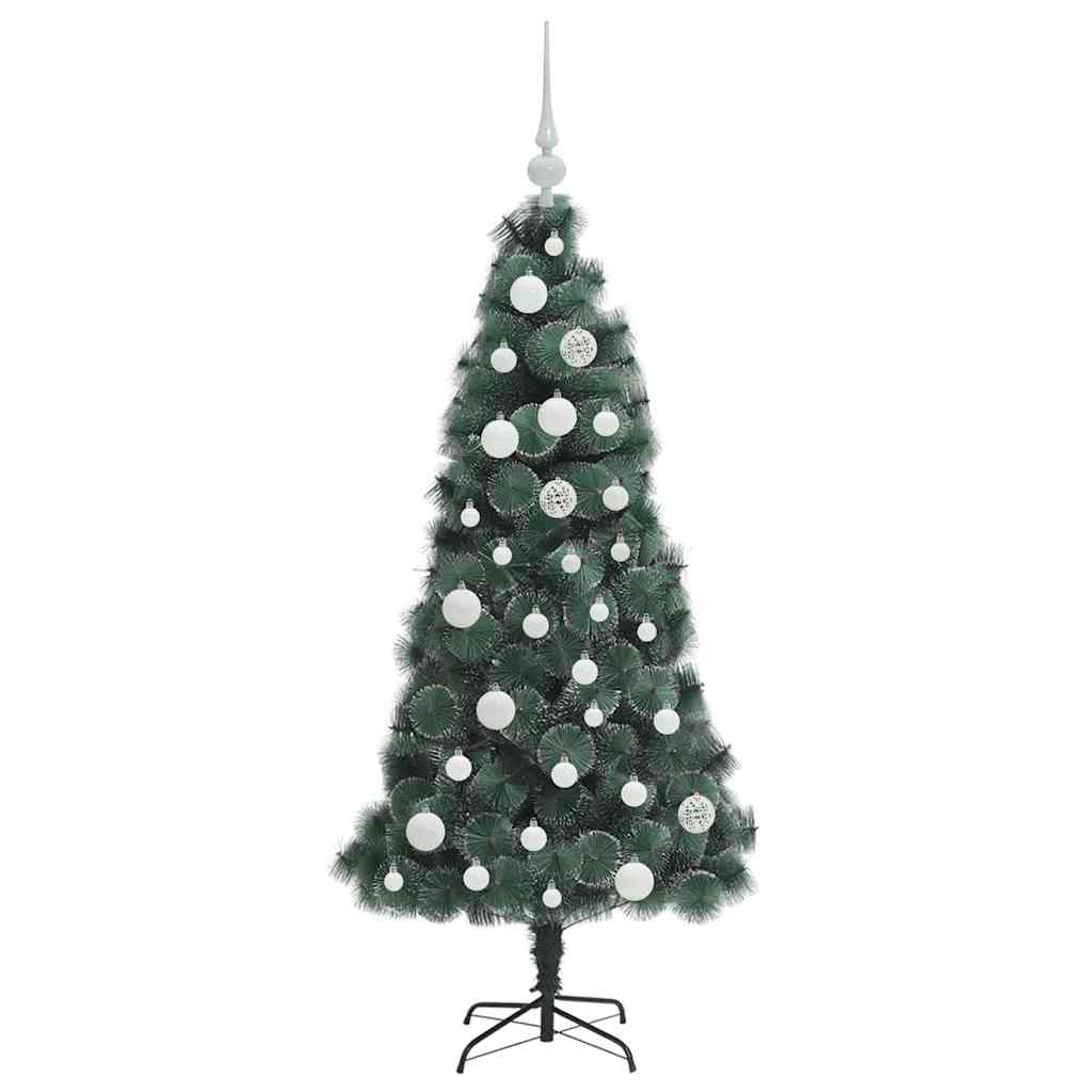 Artificial Pre-lit Christmas Tree with Ball Set Green 120 cm