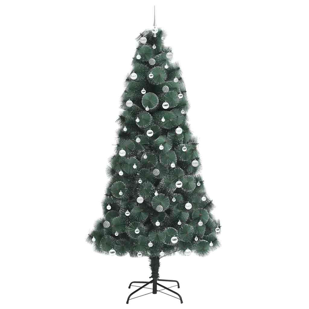 Artificial Pre-lit Christmas Tree with Ball Set Green 240 cm