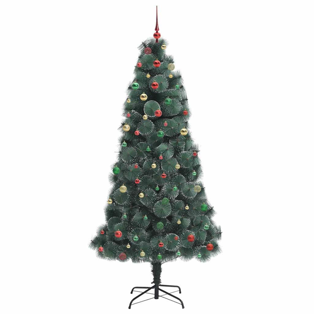 Artificial Pre-lit Christmas Tree with Ball Set Green 240 cm