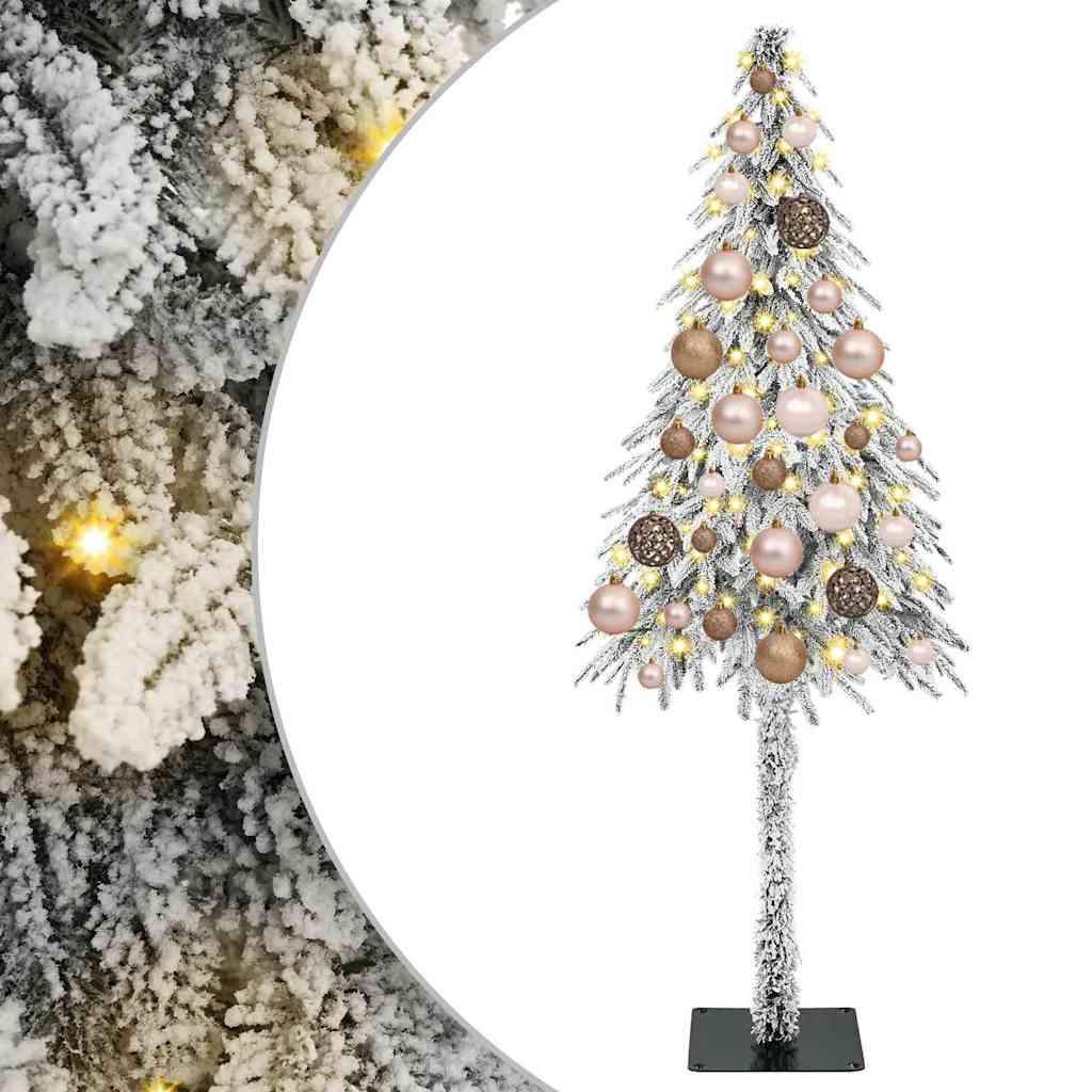 Christmas Tree with 150 LEDs White 120 cm PE and Steel