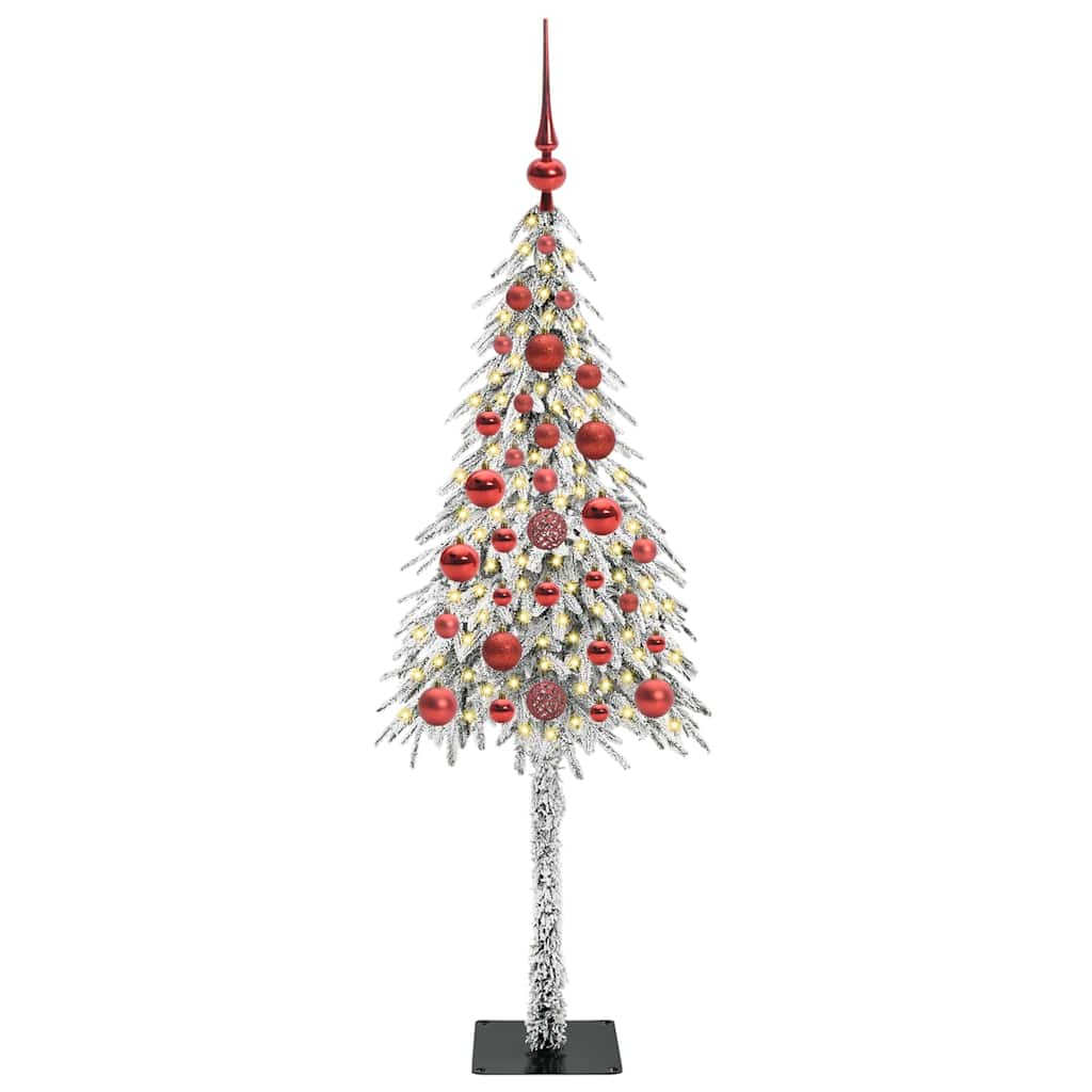 Christmas Tree with 150 LEDs White 120 cm PE and Steel