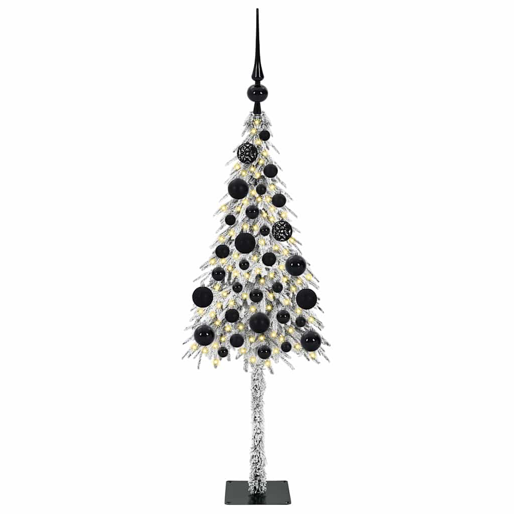 Christmas Tree with 150 LEDs White 120 cm PE and Steel