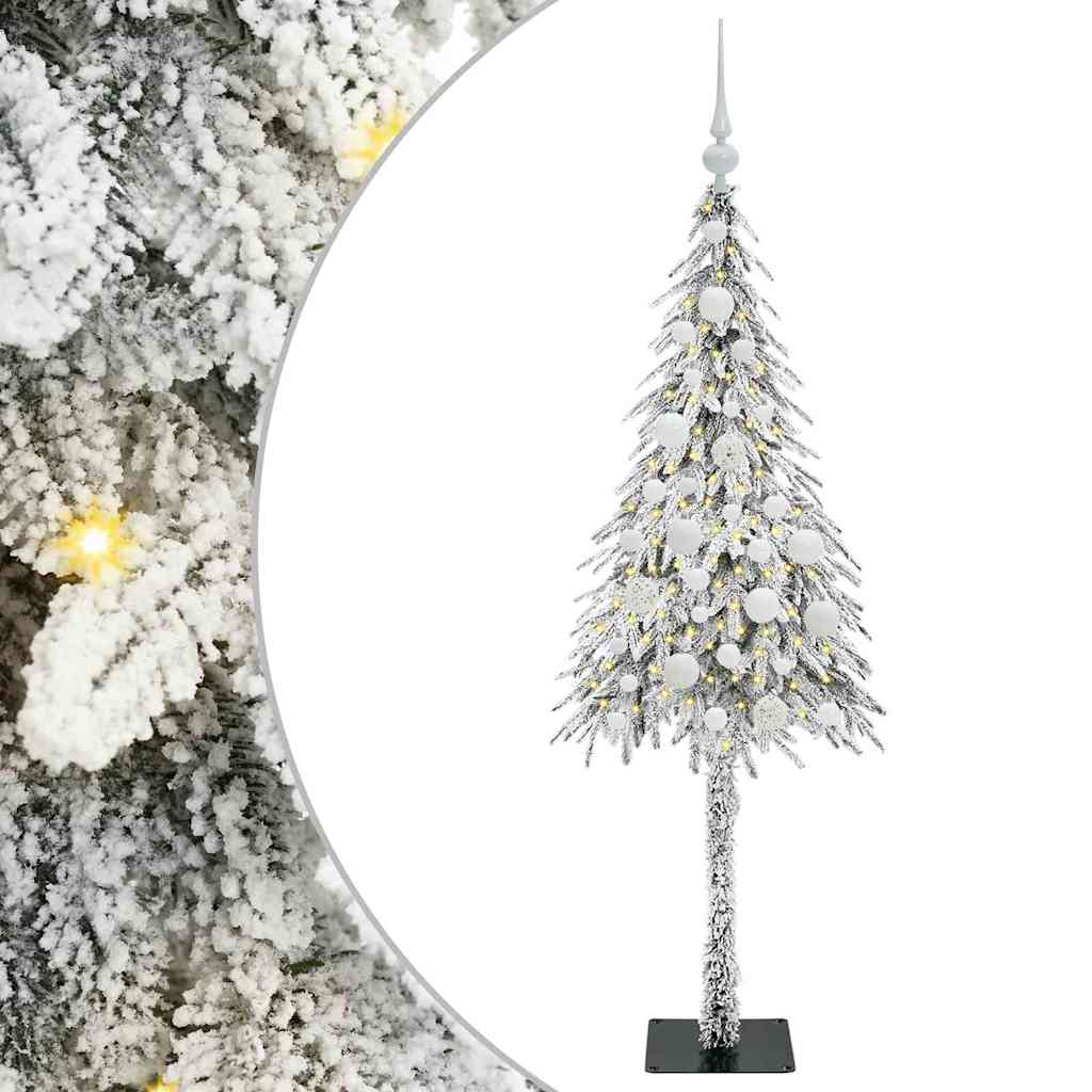Christmas Tree with 150 LEDs White 120 cm PE and Steel