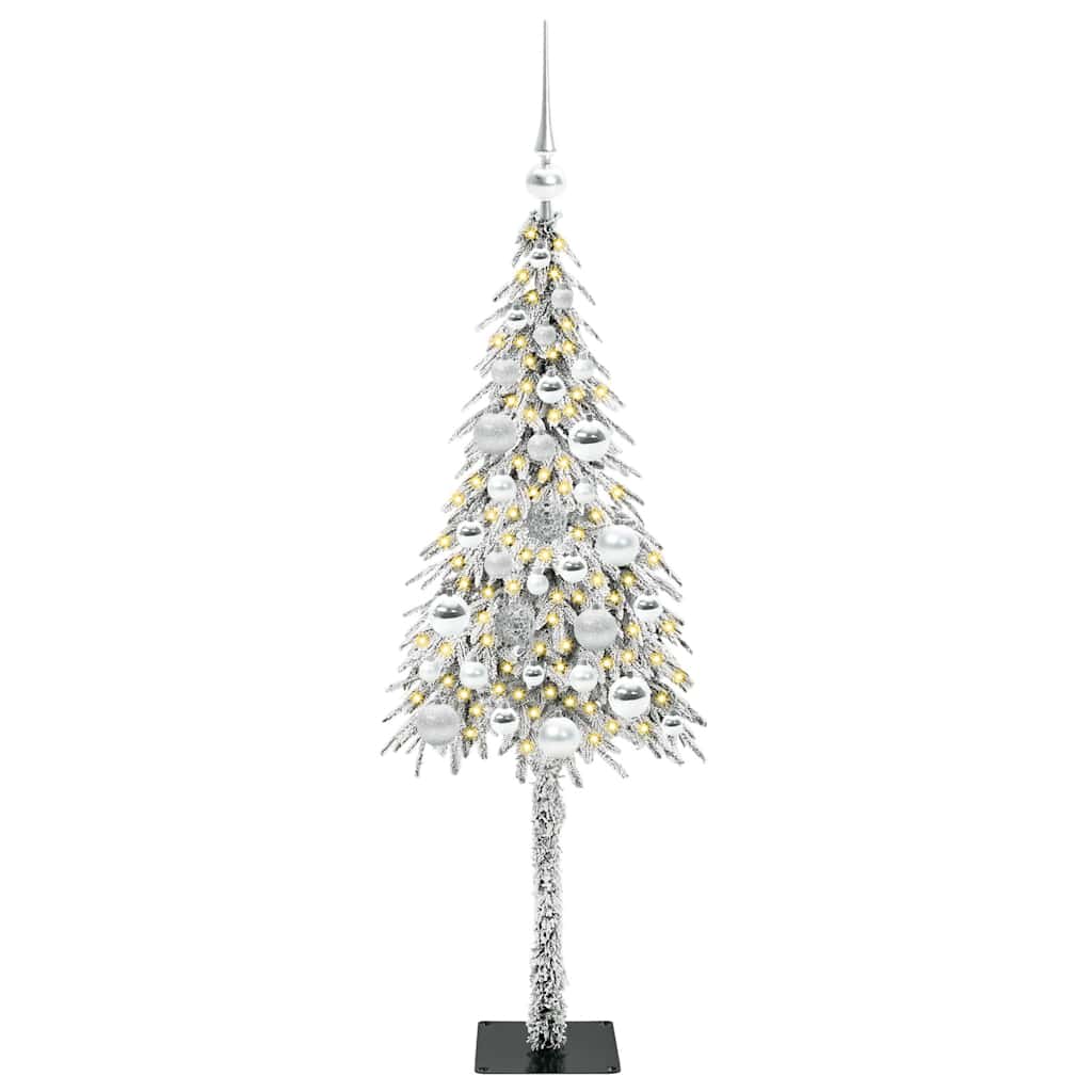 Christmas Tree with 150 LEDs White 120 cm PE and Steel