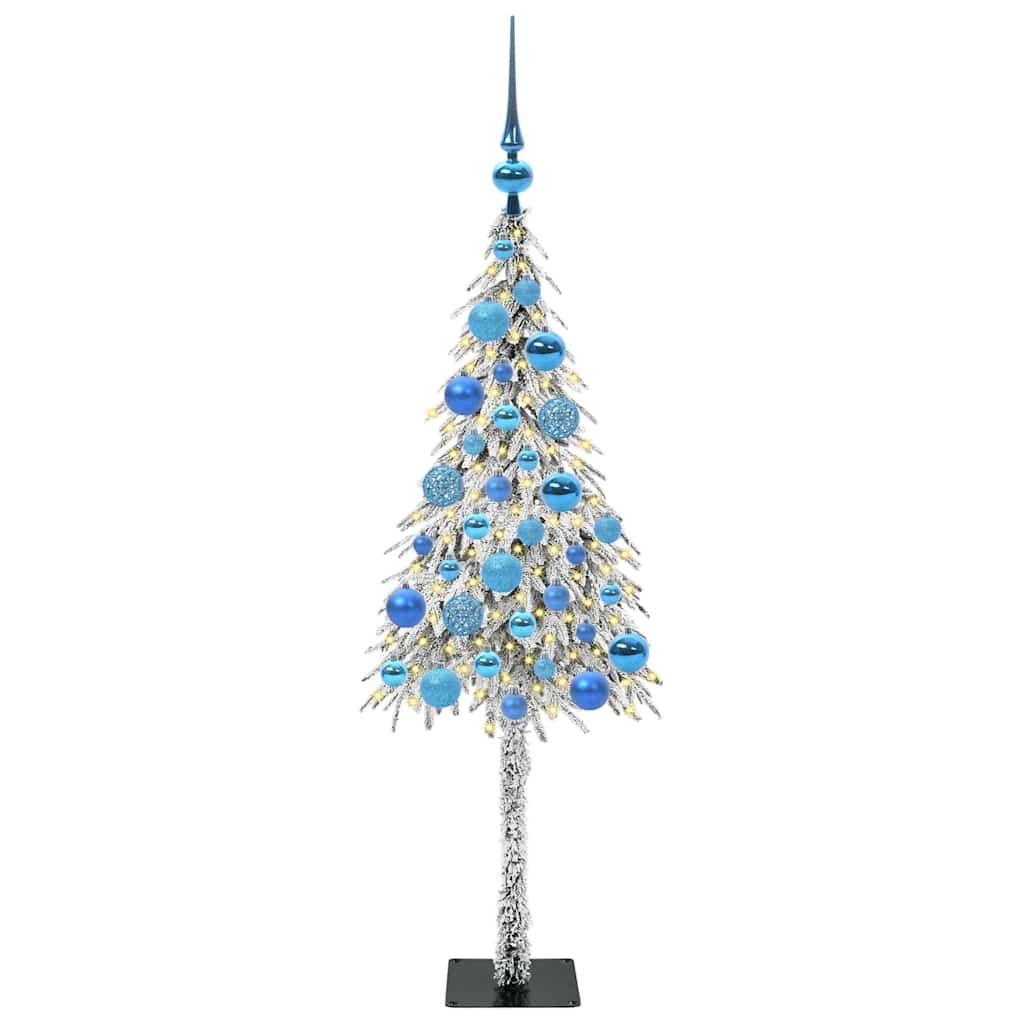 Christmas Tree with 150 LEDs White 120 cm PE and Steel