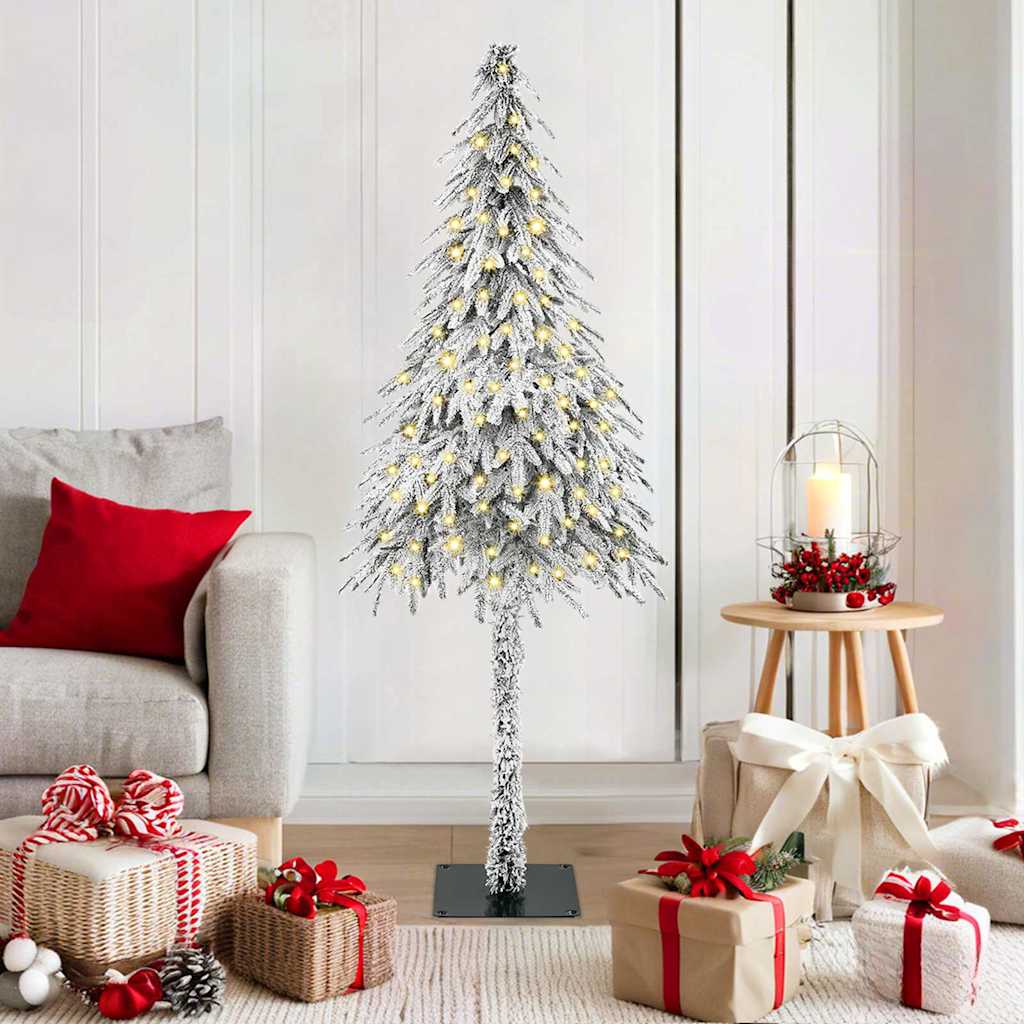 Christmas Tree with 150 LEDs White 150 cm PE and Steel
