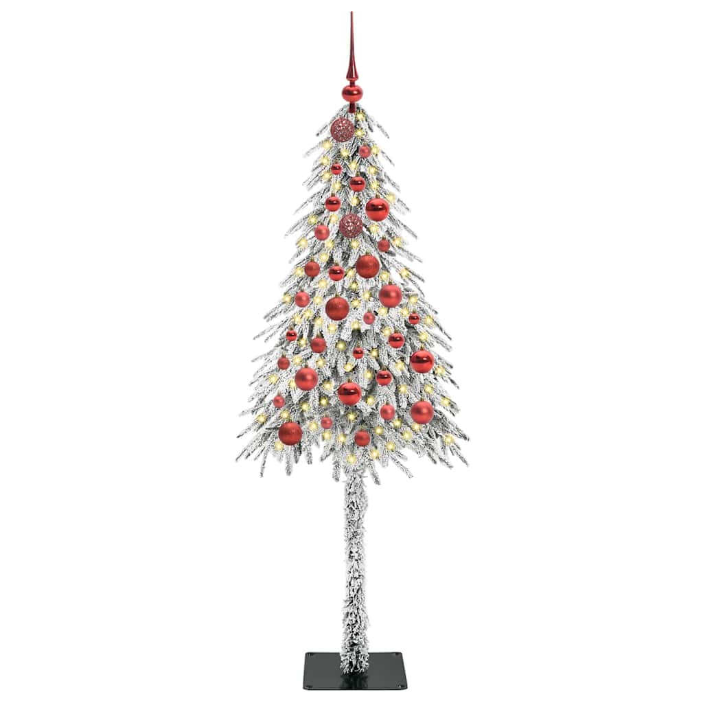 Christmas Tree with 150 LEDs White 150 cm PE and Steel