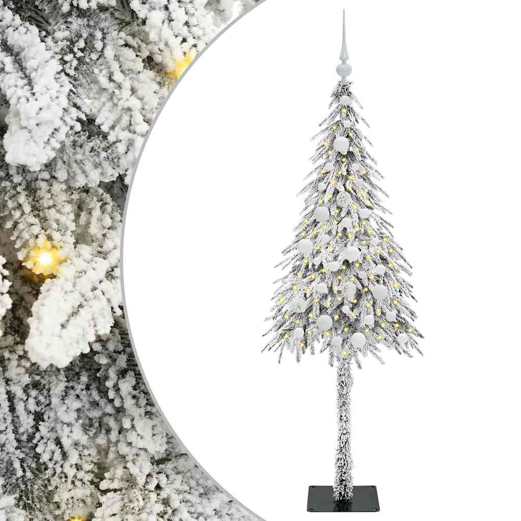 Christmas Tree with 150 LEDs White 150 cm PE and Steel