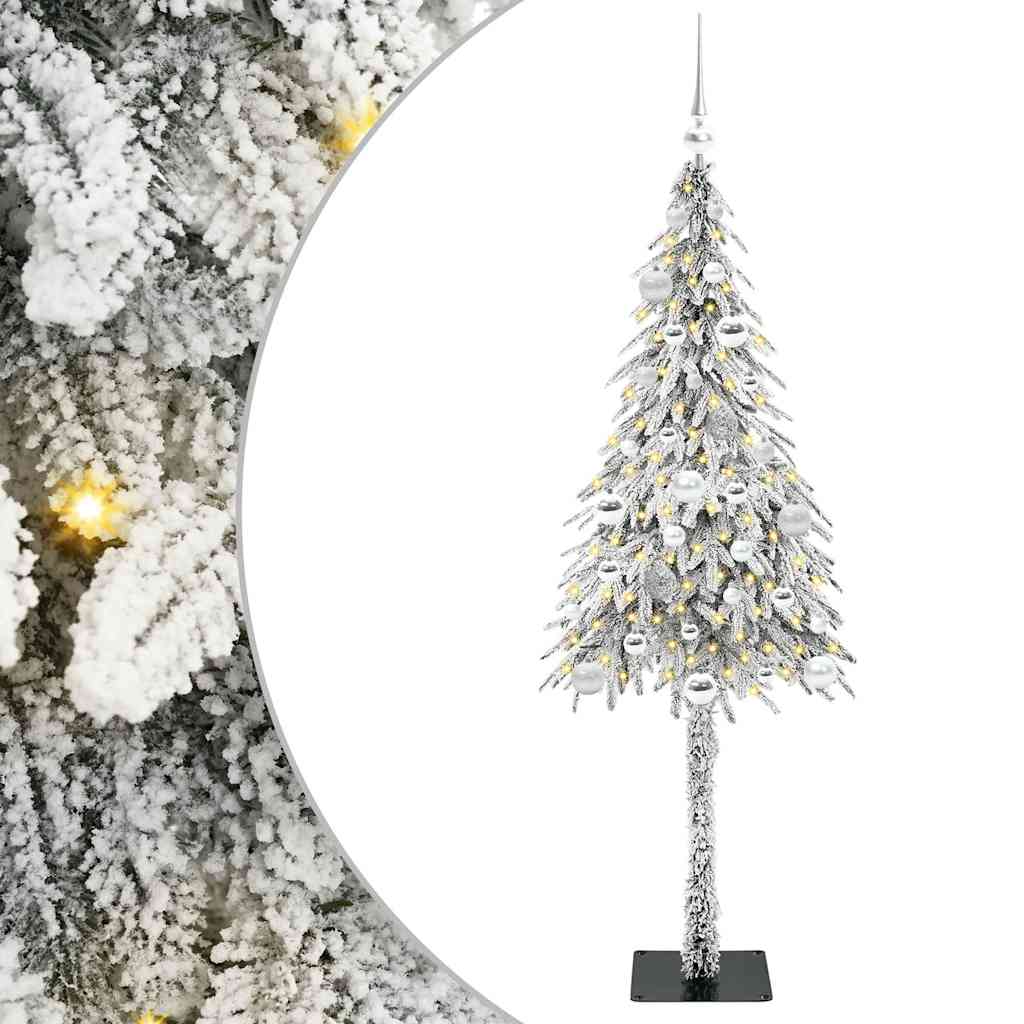 Christmas Tree with 150 LEDs White 150 cm PE and Steel