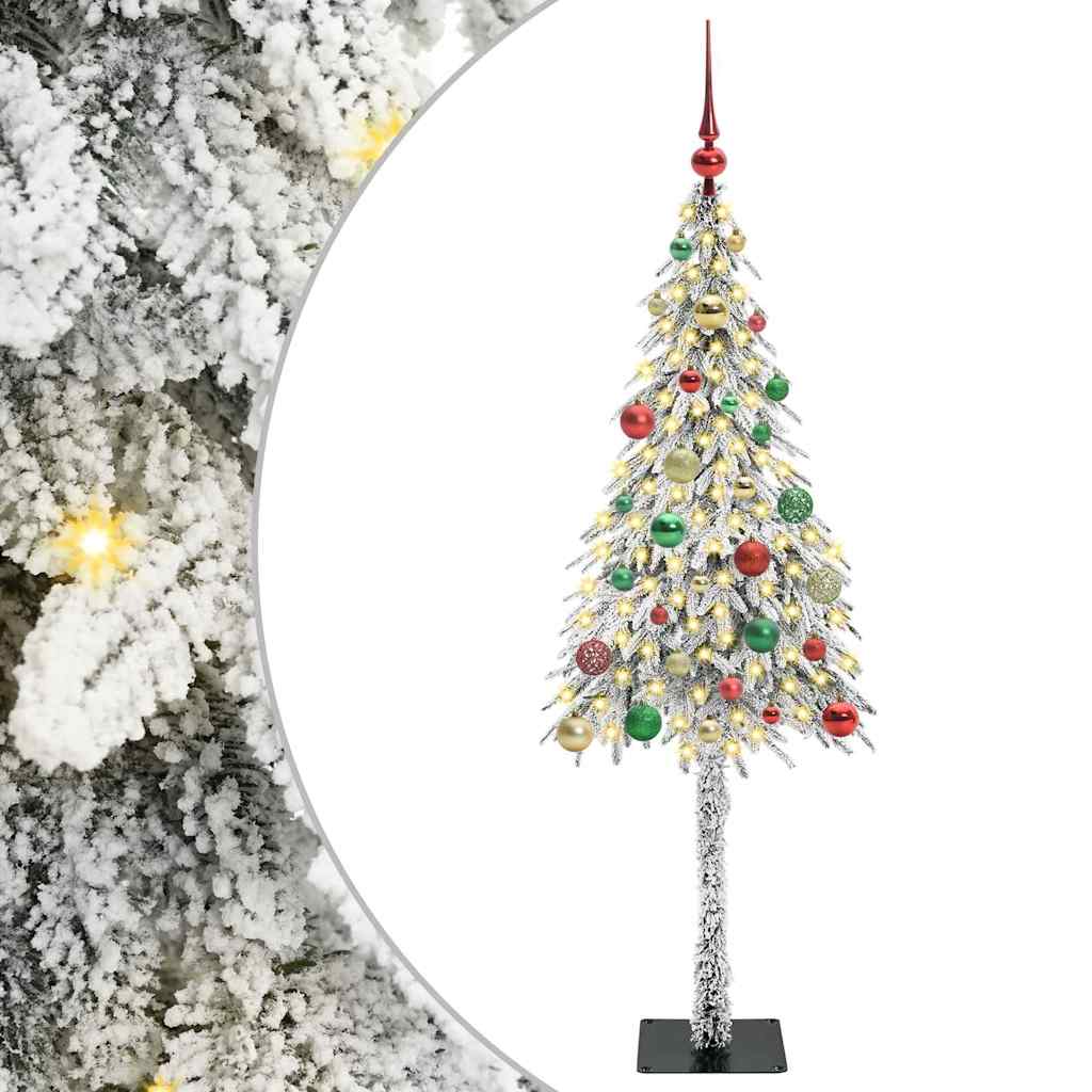 Christmas Tree with 150 LEDs White 150 cm PE and Steel