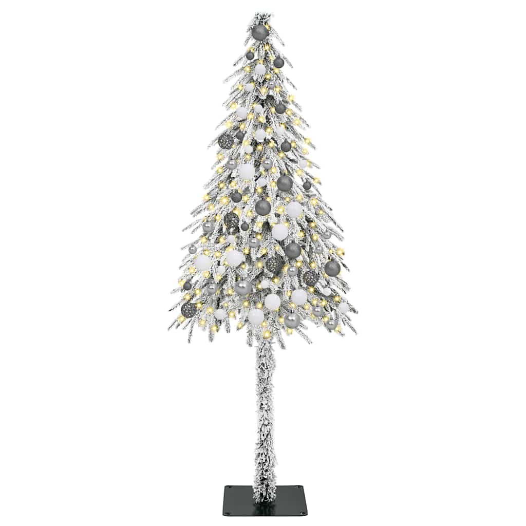 Christmas Tree with 300 LEDs White 180 cm PE and Steel
