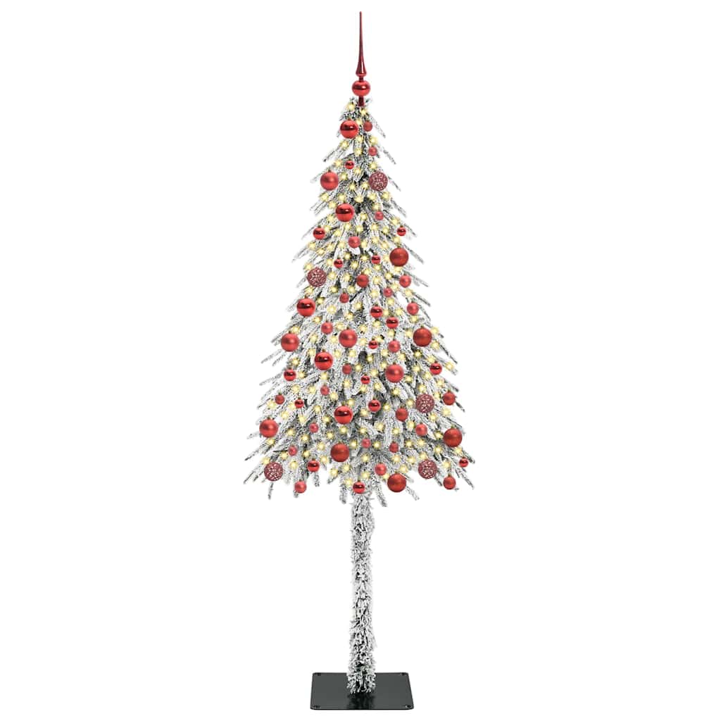Christmas Tree with 300 LEDs White 180 cm PE and Steel