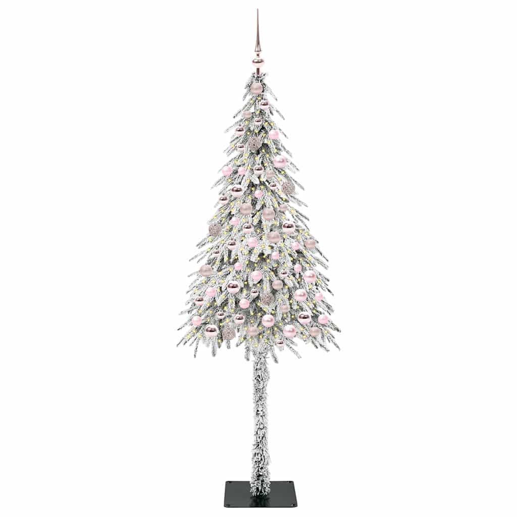 Christmas Tree with 300 LEDs White 180 cm PE and Steel